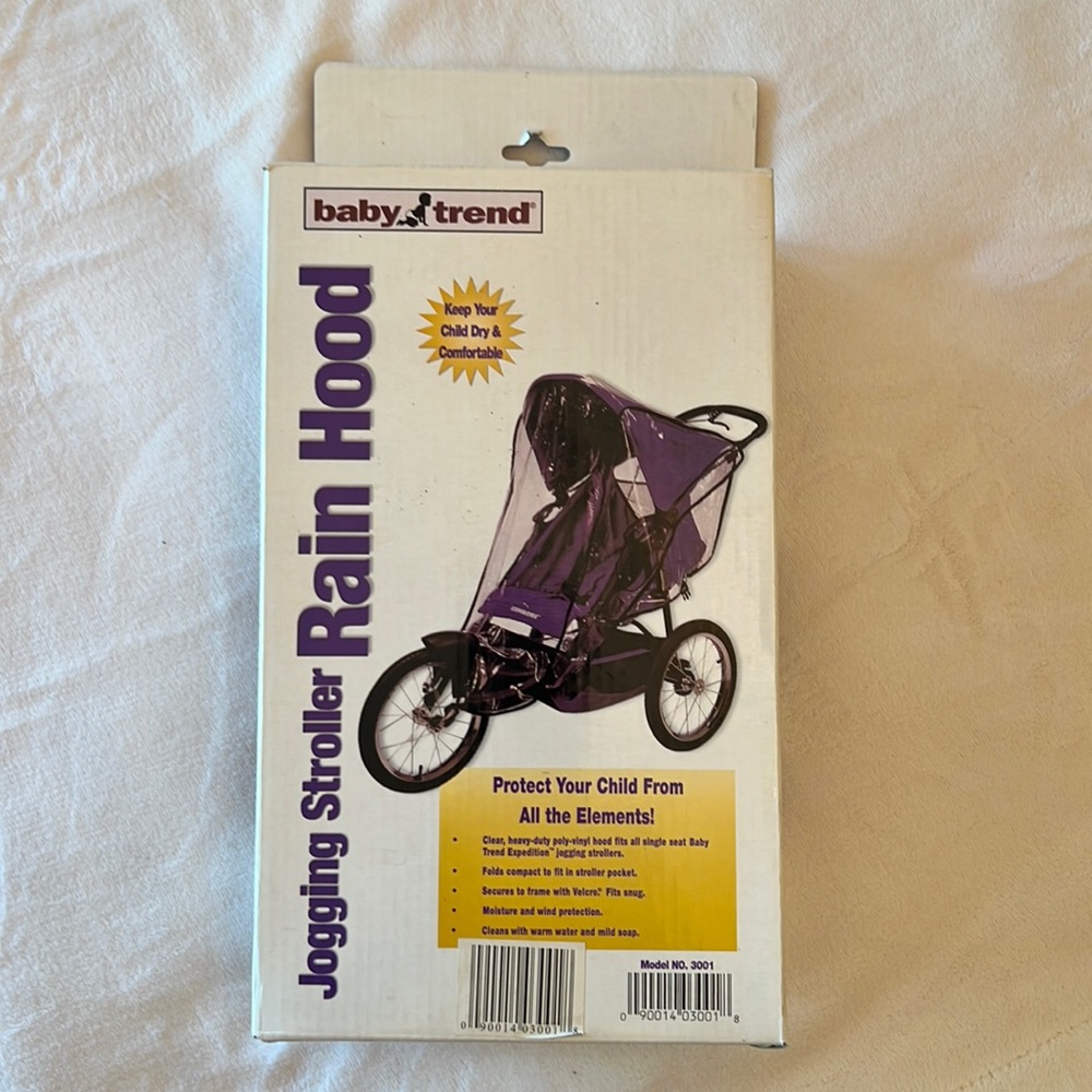 Baby Trend Jogging Stroller Rain Hood